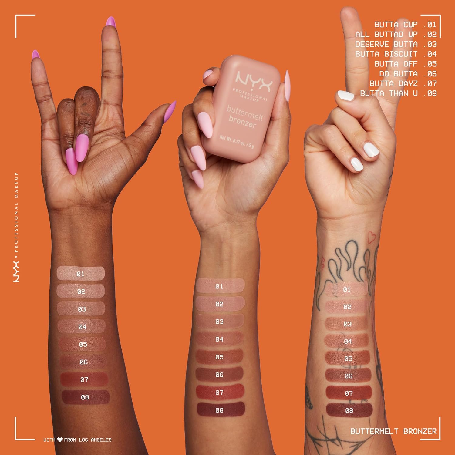 Nyx Professional Makeup Matte Buttermelt Bronzer, Longwear Face Makeup With Up To 12 Hours Of Wear, Vegan Formula - Deserve Butta (Light Medium Cool)