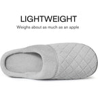 Unisex House Slippers For Women Men Memory Foam Indoor Bedroom Shoes