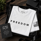 Freedom Charlie Kirk White T Shirt White L I Am Charlie Kirk Shirt