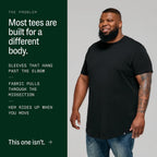 Strongsize Big And Tall T-Shirts For Men – Stretch Cotton Crewneck Xl-8Xl | Available In Regular And Longer Length