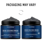 New York Biology Dead Sea Mud Mask For Face, Body | With Stem Cell And Collagen | Spa Quality Pore Refiner For Oily Skin | Natural Skincare For Women, Men | Tighten Skin | 4 Oz