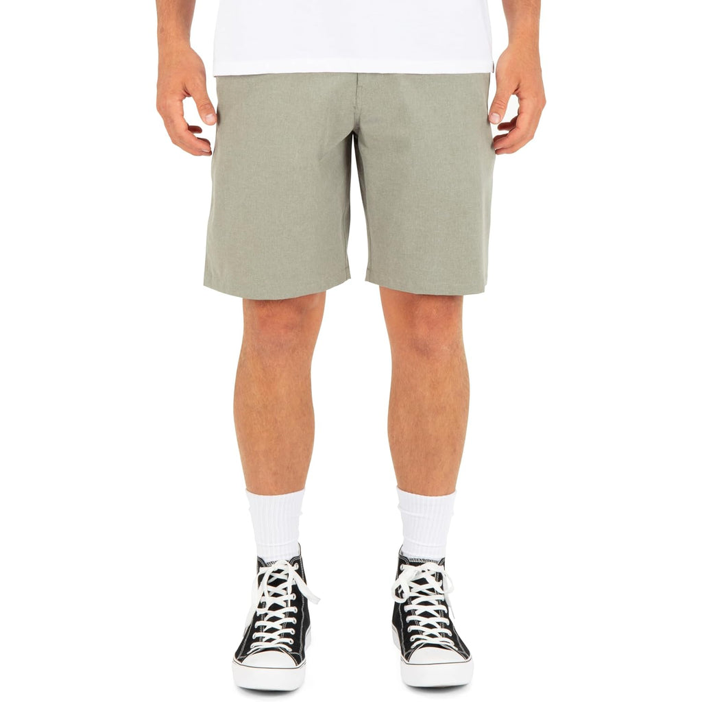 Hurley Men'S Phantom 4-Way Stretch Microcheck Hybrid Walk Shorts, 9" Inseam 20" Outseam, Quick Dry, Button Closure