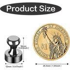 Lovimag Fridge Magnets 12Pcs, Magnet For Refrigerator Whiteboard, Black | Small Strong Neodymium Metal Cute Push Pin For Classroom, Kitchen, Accessories Decorative, Office, Calendar