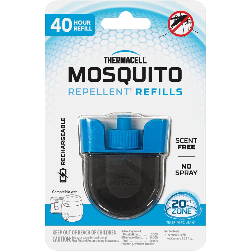 Thermacell Rechargeable Mosquito Repeller Refills; Advanced Repellent Formula Provides 20 Foot Protection Zone; Compatible With Thermacell E-Series & Radius Only; No Deet, Spray Or Flame