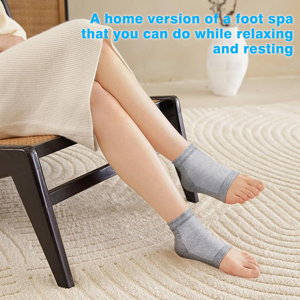 Urea Cream 40 Percent for Feet Maximum Strength, with Moisturizing Heel Socks for Cracked Heel,Foot Cream for Dry Cracked Heels and Feet,Urea Lotion, 3.5 OZ, Foot Files