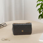 Tory Burch Women's Mini Kira Diamond Flap Bag | Diamond