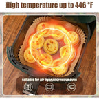 7.5 Inch Air Fryer Parchment Paper Liners Square,150 Pcs Non-Stick &Oil-Proof Air Fryer Liners Disposable For 2-5 Qt Frying,Baking,Roast | Less Mess,Air Fryer Pparchment Paper Liners,Frying,Baking ,Roast