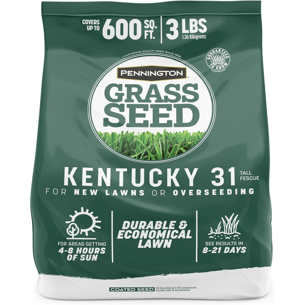 Pennington Kentucky 31 Fescue 3 Lb Tall Fescue Grass Seed, Grass Seeds For Lawn