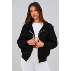 Hoodies for Women Sweatshirt Zip Up Hoodie Fall Fashion 2026 Trendy Long Sleeve Jackets Winter Clothing Outfits