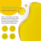 Elbbub Premium Vitamin E Oil - Ultra Concentrated - Moisturizes, Improves Appearance Of Scars & Stretch Marks, Skin Hydration - For Face, Body, Hair, And Nails