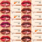 12 Colors Lip Liner Set, Matte Finish Series Lip Liners Pen Kit For Women, Long Lasting Waterproof Smooth High Pigmented Lip Pencil For Daily Makeup (Set A)