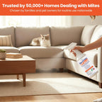 Dust Mite Killer Spray By Mite-B-Gone 16Oz | Naturally Kills Human Mites, Chicken, Bird, Dust, Spider, Rat, Turkey, Carpet Mites | Family & Pet Safe Treatment For Homes, Furniture, Bedding & Farms