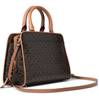 Calvin Klein Women'S Margot Textured Logo Emboss Satchel