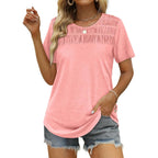Women's Summer Tops 2026 Trendy Short Sleeve Shirts Smocked Crewneck Tee