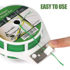 Green Garden Wire, Sturdy Plant Ties For Support With Cutter, 492Ft/150M, Indoor, Outdoor, Home And Office Use