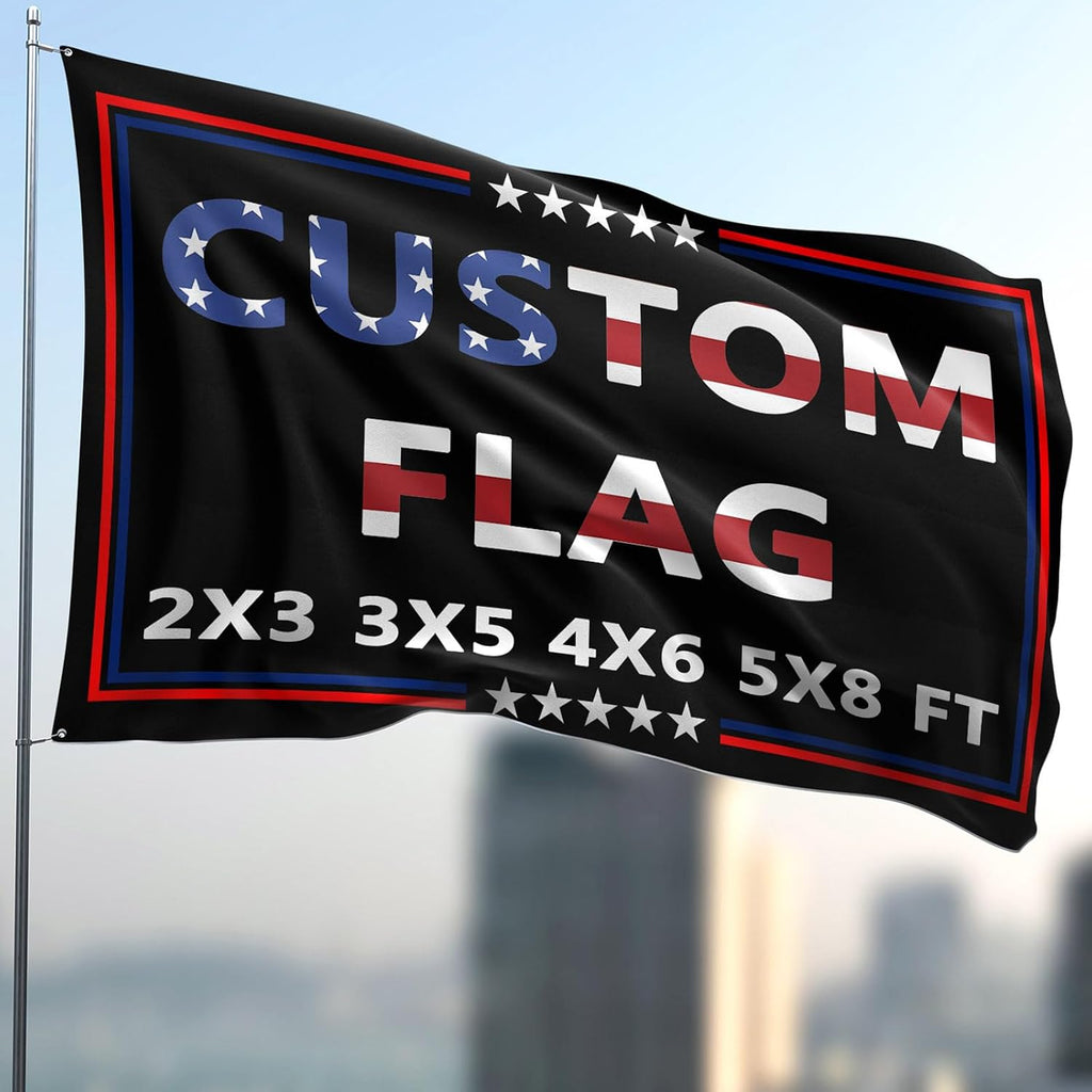 Custom Flag 3X5 Ft Double Sided Personalized Outdoor Banner