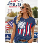 Patriotic Shirts for Women American Flag Shirt 4th of July Tshirt Graphic Tees Casual Short Sleeve Tee Top