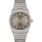 Tissot Prx 38Mm, Swiss Automatic Watch For Men, Titanium Case, Gray Dial, T1378074406100