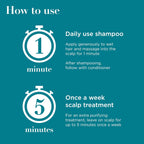 Ogx Progrowth + Peptide Clarifying Shampoo, Gentle Exfoliating Scalp Shampoo Supports Natural Hair Growth By Removing Scalp Build-Up, 1.5% Mandelic Acid, 13 Fl. Oz
