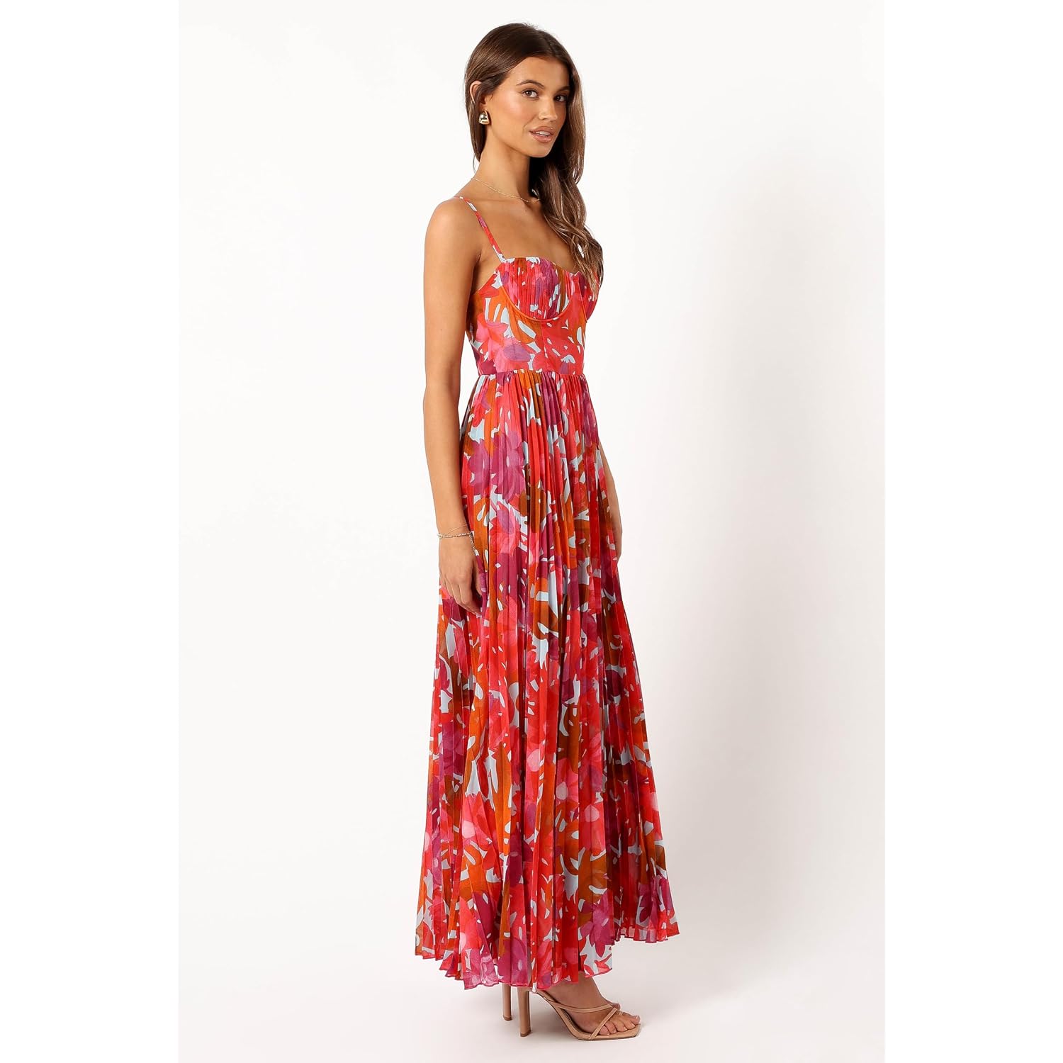 Petal & Pup Women'S Achanti Pleated Maxi Dress