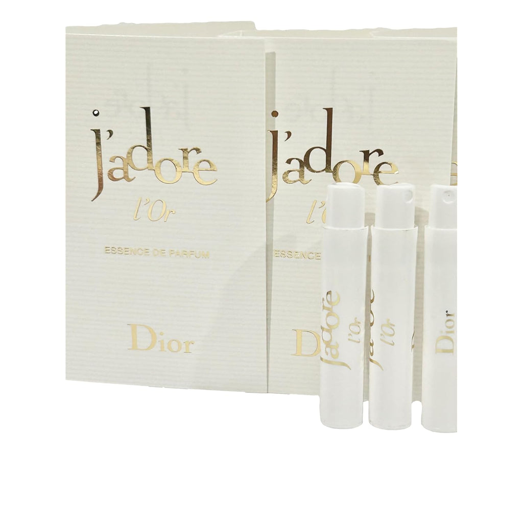 Dior Sample Perfume J'adore L'Or Essence De Parfum Sample Women 1 ml / 0.03 fl oz Set of 3