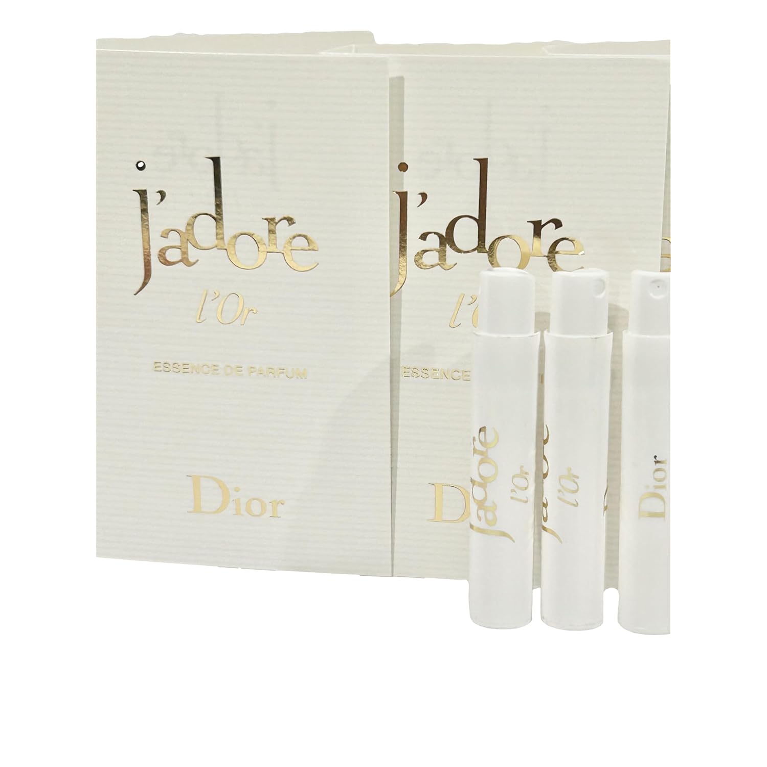 Dior Sample Perfume J'adore L'Or Essence De Parfum Sample Women 1 ml / 0.03 fl oz Set of 3