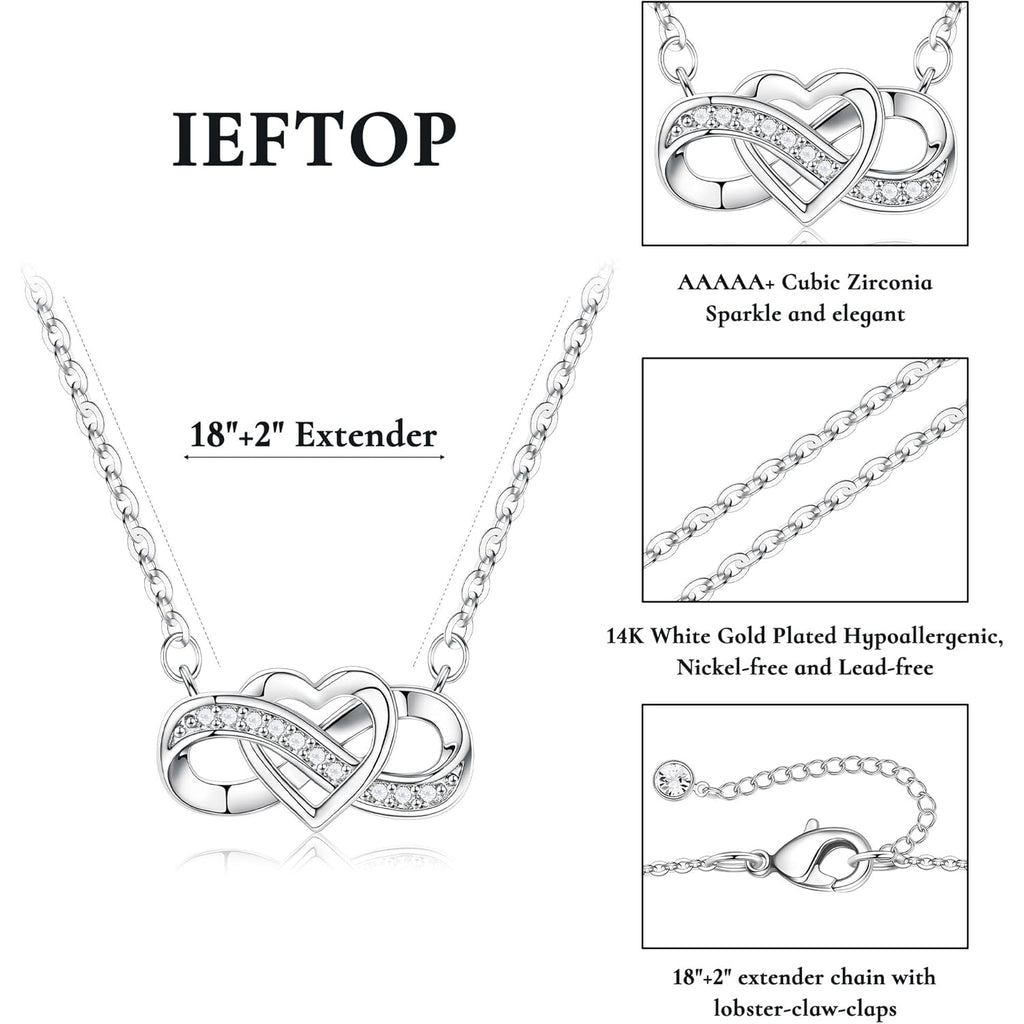 2026 Graduation Gifts - 14K White Gold Plated Graduation Necklaces for Women Class of 2026 Gifts Women Her Daughter Granddaughter Niece Gift