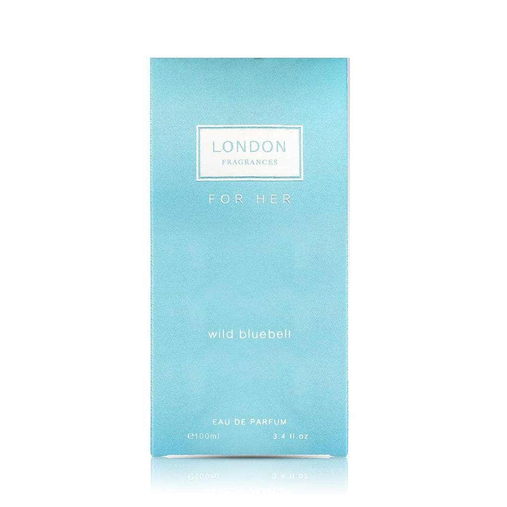 Fine Perfumery London Fragrances - Wild Bluebell - Women's Fragrances - Floral, Fresh, Musky Eau de Parfum - Long Lasting Perfume for Women - 3.4 oz
