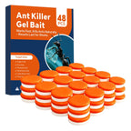 48 Pack Ant Bait Gel Stations For Common Household Ants, Indoor & Outdoor Ant Traps, Effective Carpenter Ant Killer For Home, Kitchen, Garden, Ready-To-Use & No Mess Ant Gel Bait Kills The Colony