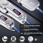 Ciicii Mens Hair Clippers And Trimmers Set, Professional Cordless Barber Clippers For Hair Cutting Kit (Electric Razor Shavers & Beard/Hair Trimmer Haircut Kit) Clippers For Men Diy Home Salon