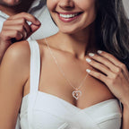 Iefil Mothers Day Gifts for Wife - 925 Sterling Silver Heart Initial Necklace, Anniversary Birthday Gifts for Women, Jewelry Gift for Wife Girlfriend