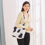 Corduroy Tote Bag Cute Tote Bags For Women Shoulder Bag With Inner Pocket For Work Beach Travel And Shopping Grocery