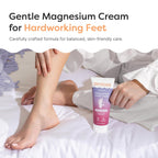 ZenToes Magnesium Cream with Arnica | Relaxation Support & Moisturizing Foot Cream for Legs & Calves | Magnesium Lotion for Feet & Sleep Support | Relaxing Nighttime Foot Balm | 4.2oz