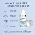 Plexaderm Rapid Reduction Eye Serum - Visibly Reduces Under-Eye Bags, Wrinkles, Dark Circles, Fine Lines & Crow'S Feet Instantly, Anti Aging Wrinkle Remover For Face, Pump