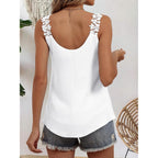 Anrabess Womens Tank Tops Lace Shoulder Scoop Neck Flowy Sleeveless Tops Casual Cute Tanks Summer Outfits Beach Vacation 2026