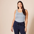 Women's Slim-Fit Scoop Neck Tank Top, Pack of 2