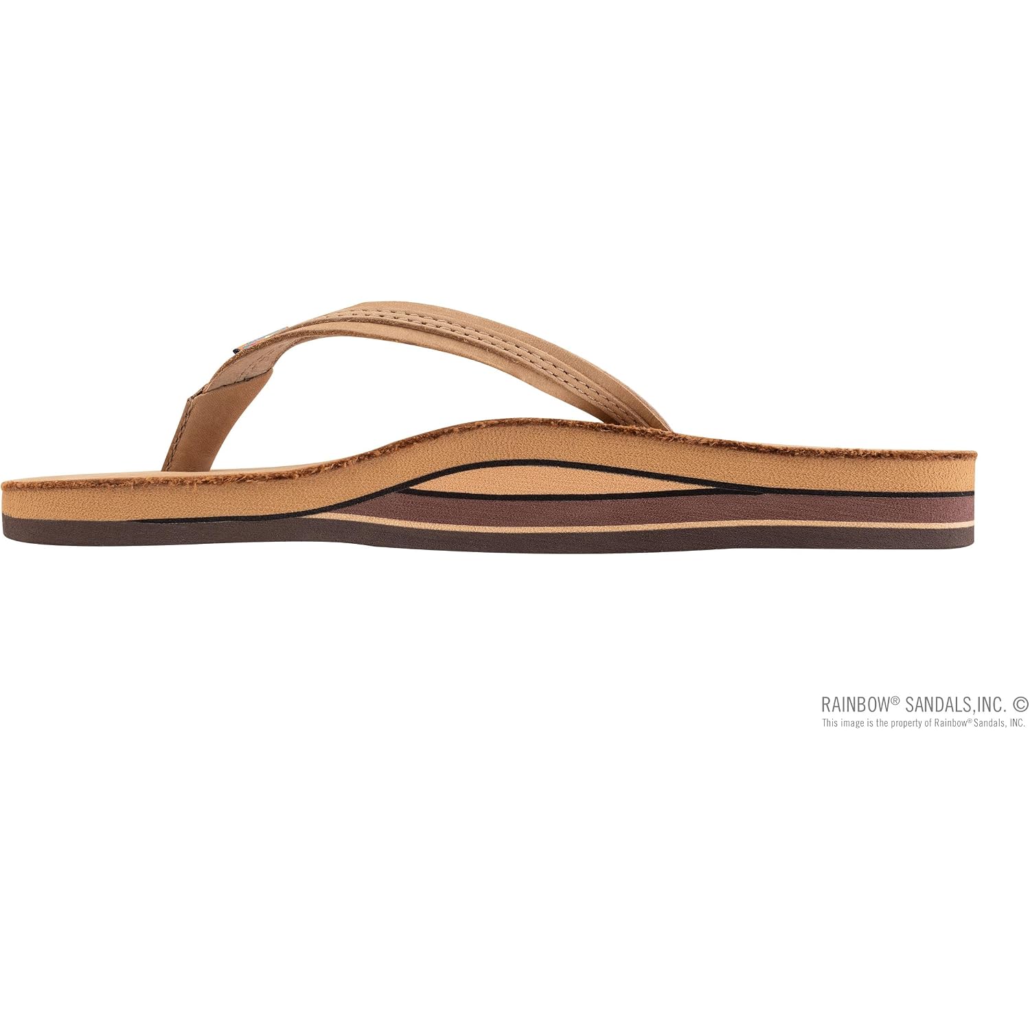 Rainbow Sandals Women’S Double Layer Flirty Braidy Premier Leather W/Single Braided Strap