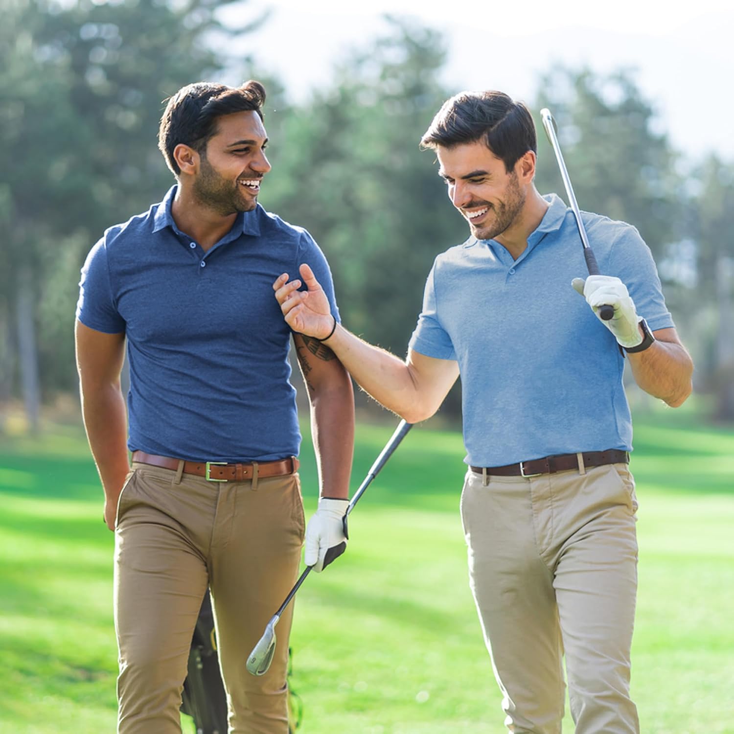 Balennz Golf Polos For Men Quick-Dry Athletic Mens Polo Shirts Short Sleeve Summer Casual Moisture Wicking Golf Shirt