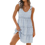 Disamer Summer Dresses For Women 2026 Sundresses Vacation Sleeveless Beach Swimsuit Cover Ups Spring Outfits Casual Sun Dress