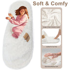 GOEWY Fuzzy Open Toe Slippers for Women Indoor and Outdoor with Memory Foam Cozy Cross Band Women's Slipper Cute Soft House Shoes Slip On Gifts for Womens Mom Her Ladies Bridesmaid
