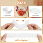 Homelove 200pcs Bowl Covers Bread Proofing - Plastic Wrap for Food Sourdough Bread Baking Rising Elastic Reusable Plate Covers Outdoor Food Fresh Keeping Bags Shower Cap Hair Deep Conditioning