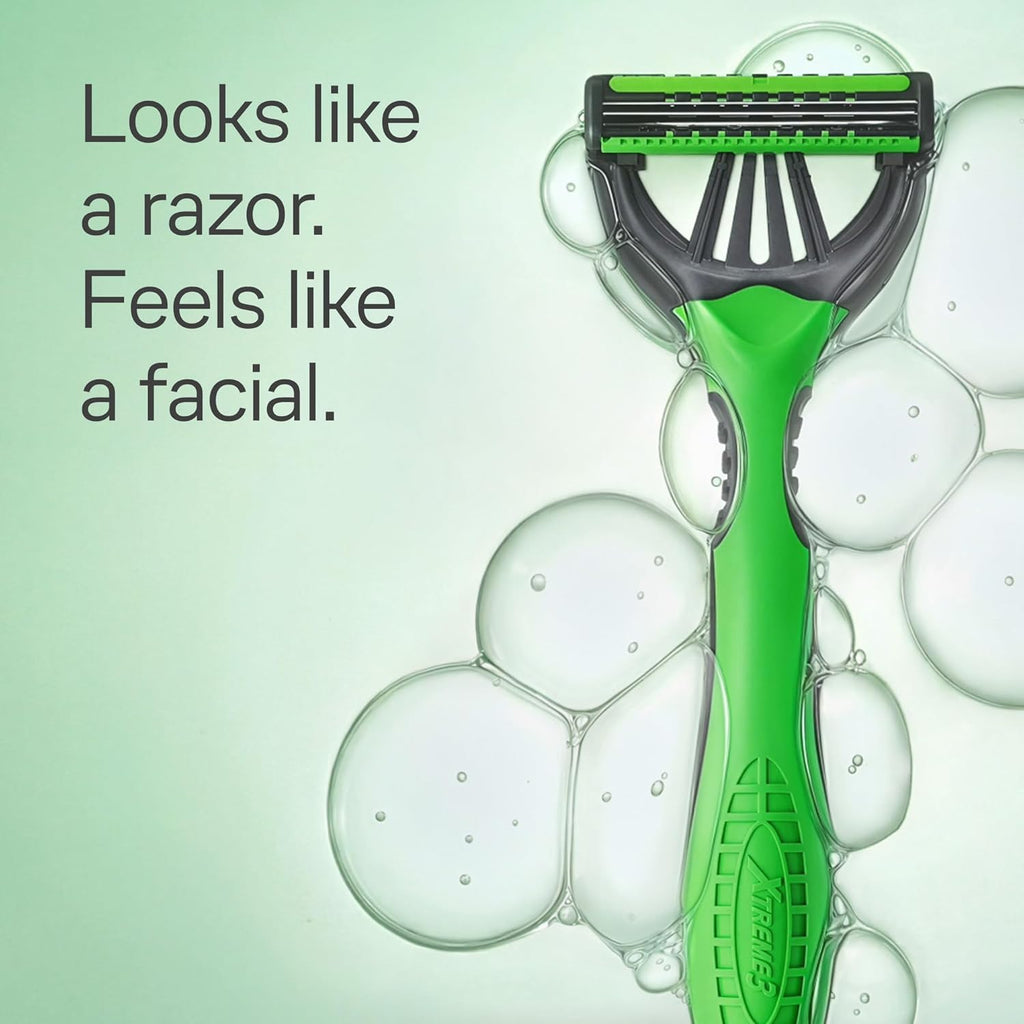 Schick Xtreme 3 Original Sensitive Disposable Razors for Men | Disposable Mens Razors for Shaving Sensitive Skin, 12ct
