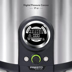 Presto 02152 17-Quart Digital Pressure Canner - Digital Display, Waterbath Capable, 10 Built-In Safety Features, Recipe Book, Stainless Steel