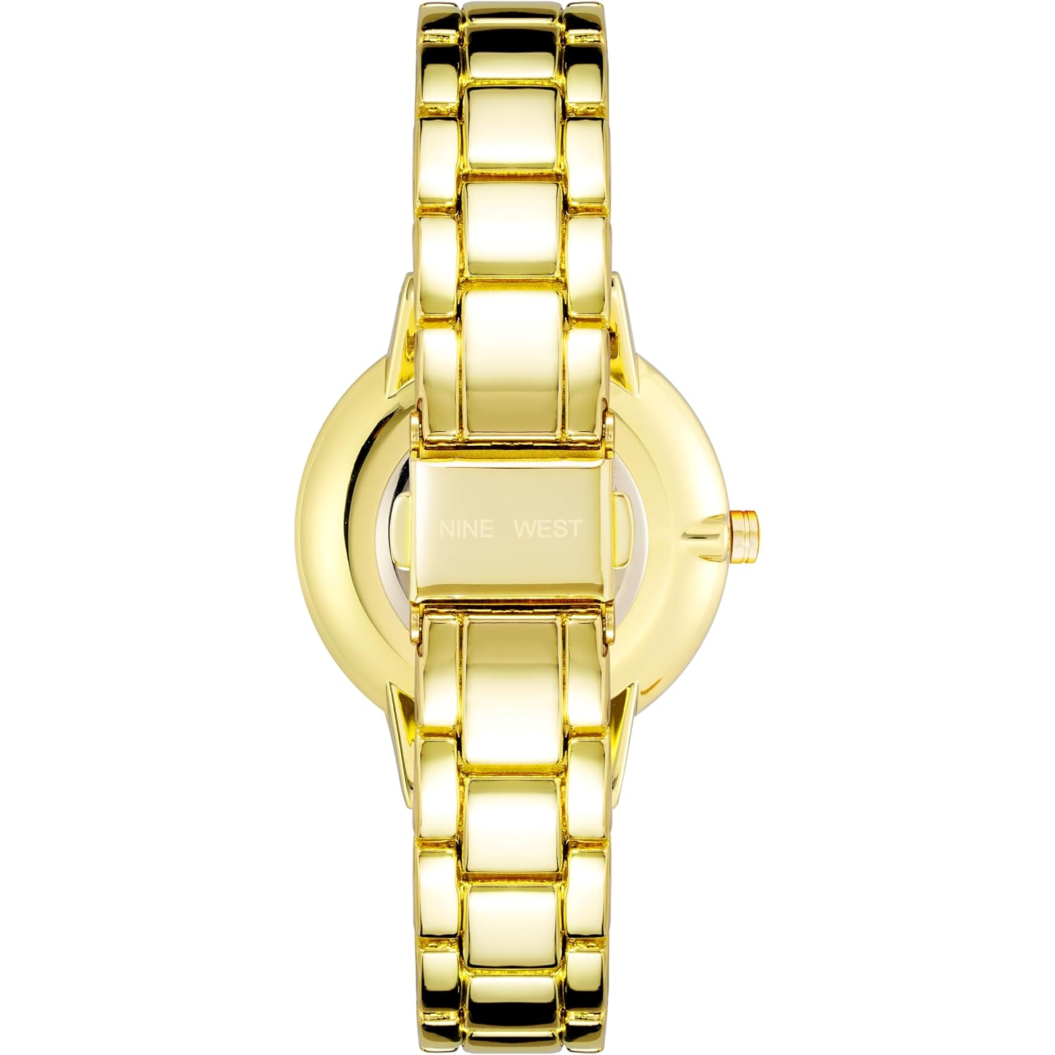Nine West Women'S Crystal Accented Bracelet Watch