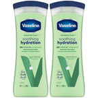 Vaseline Soothing Hydration 2-Pack – Intensive Care Moisturizing Hand And Body Lotion With Aloe, Ultra-Hydrating Lipids, 48 Hours Of Moisture, 10 Oz Ea