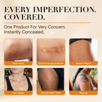 Body Coverage Perfector – Tattoo Cover Up Makeup Waterproof, Body Foundation & Leg Makeup, Transfer-Resistant Body Concealer for Legs, Scars & Uneven Skin Tone, 3.38 fl oz, Medium