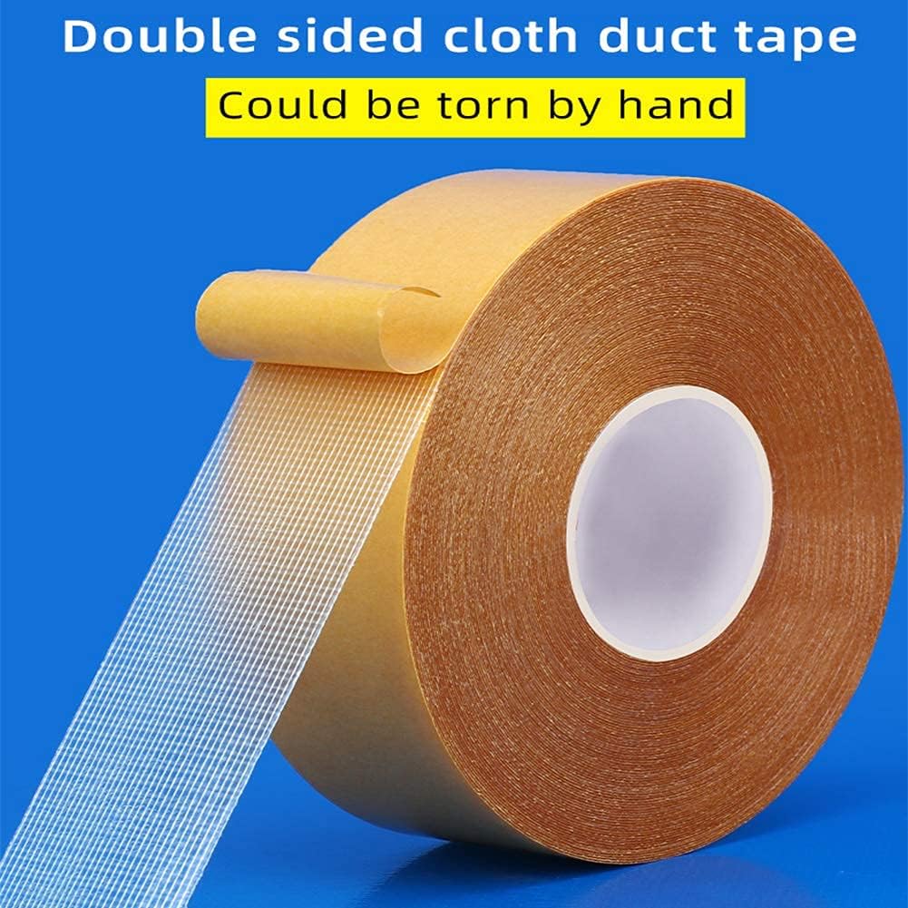 Qujianwei Double Sided Carpet Tape Heavy Duty,2 Inch X 21.9 Yards,Rug Tape For Carpet,Hardwood Floors And Area Rugs, Mats,Wall Hanging Etc,Residue Free.