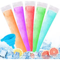 300 Disposable Ice Popsicle Mold Bags Comes With A Funnel, Bpa Free Freezer Tubes, Healthy Snack Yogurt Stick Juice Fruit Smoothies Ice Freezing