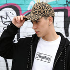 Baseball Hats for Women Men Adjustable Leopard Print Dad Trucker Hat Cotton Sun Protection Caps Sports Golf Medium