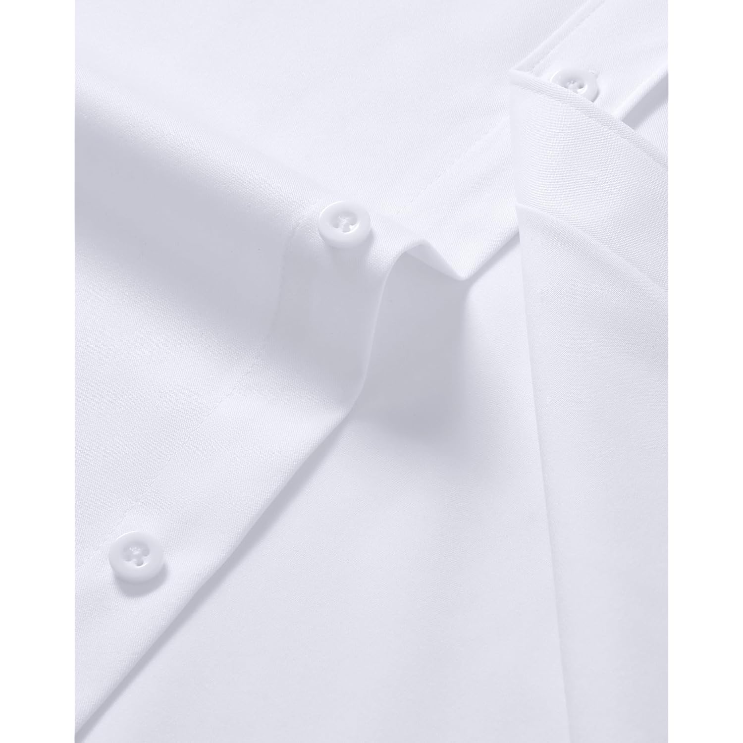 Men'S Short Sleeve Dress Shirts Stain Shield Stretch Button Down Shirt Business Casual Formal Wedding Office Tops